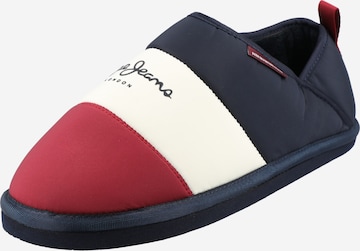 Pepe Jeans Slippers in Blue: front
