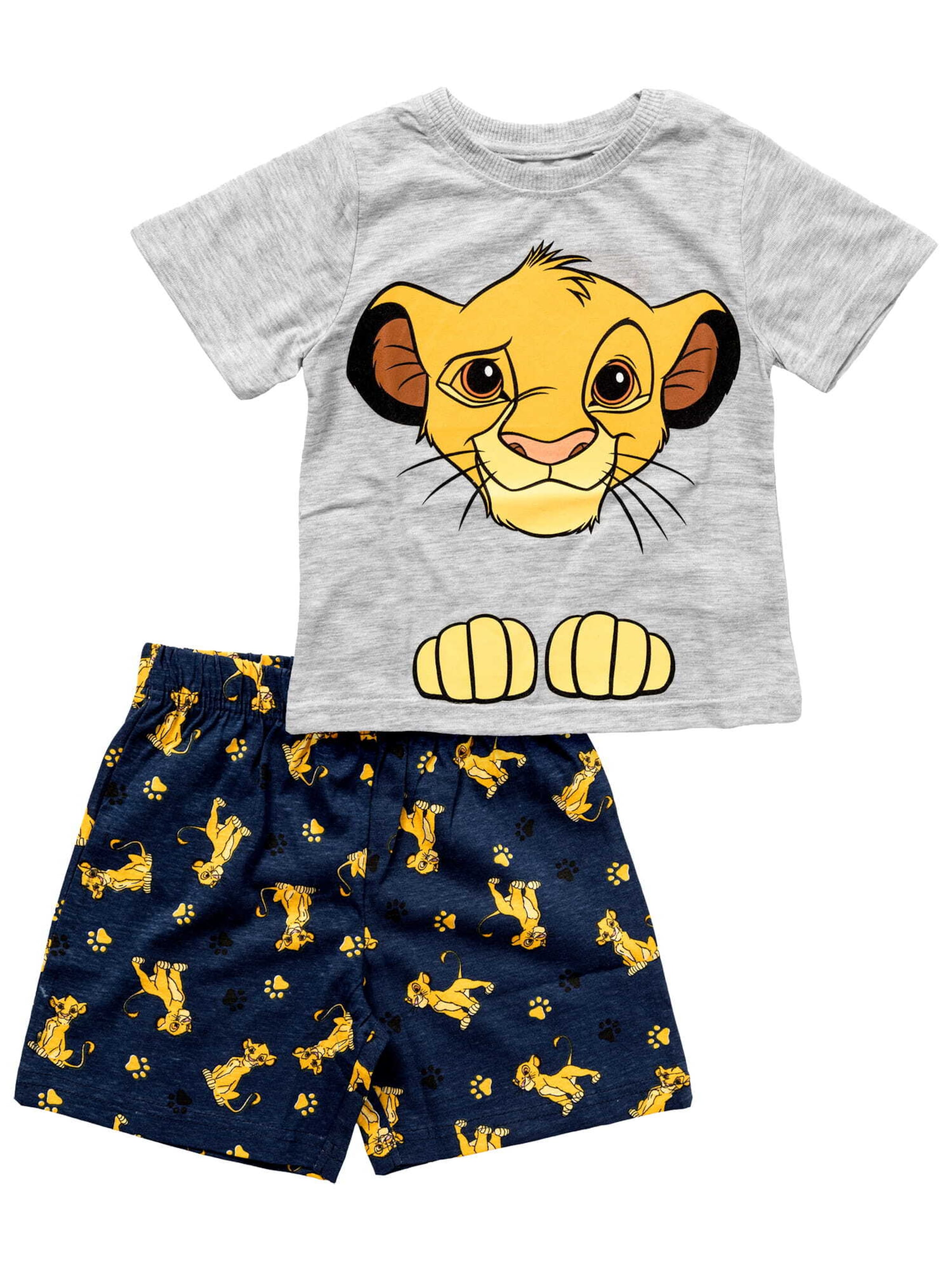 DISNEY Nachtkledij 'Simba' in Grijs: voorkant