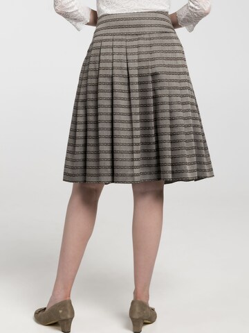 SPIETH & WENSKY Traditional skirt 'Babette' in Brown