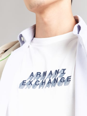 T-Shirt ARMANI EXCHANGE en blanc