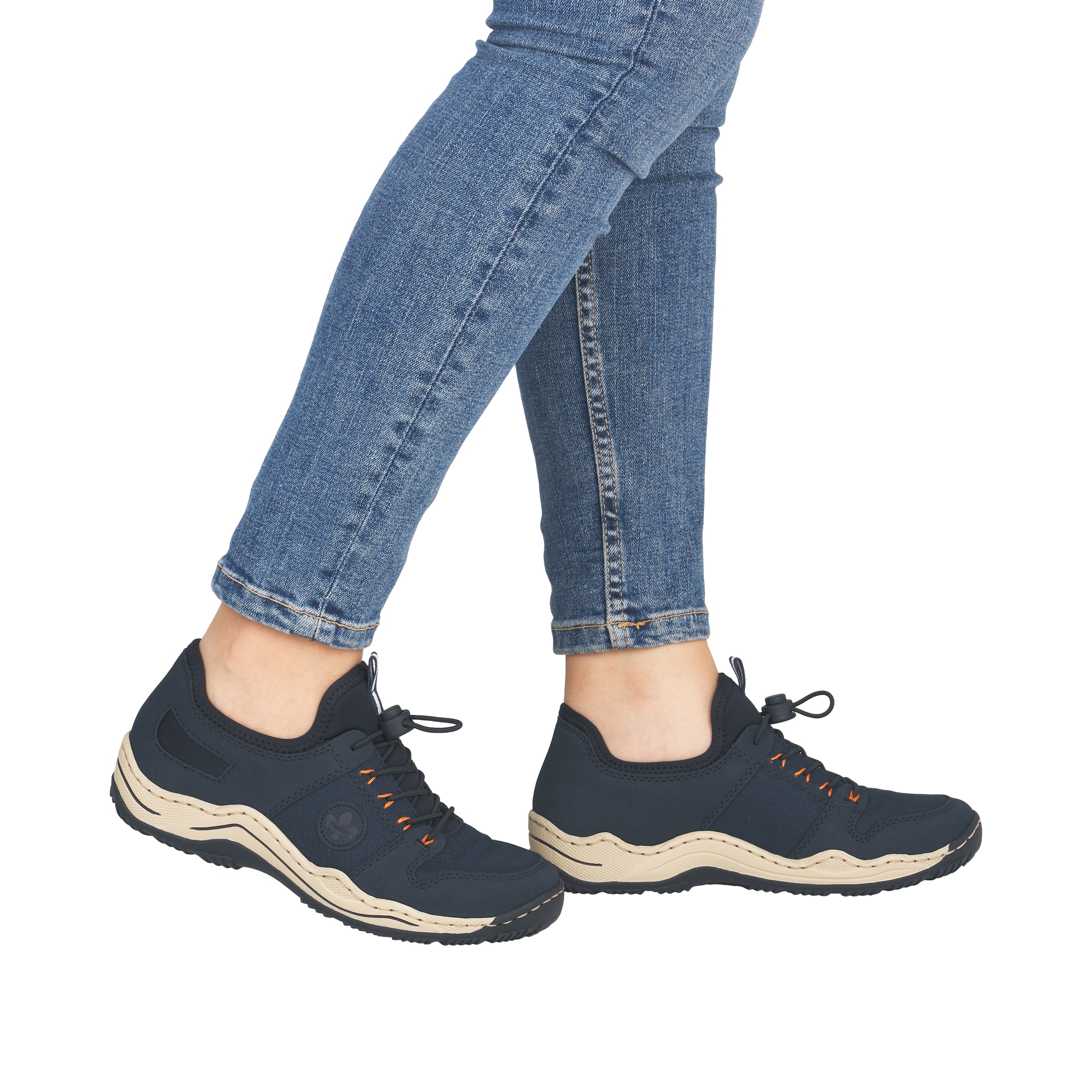 Rieker - Calzado deportivo con cordones en azul