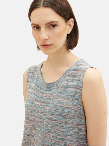 TOM TAILOR Knitted Top in Grey