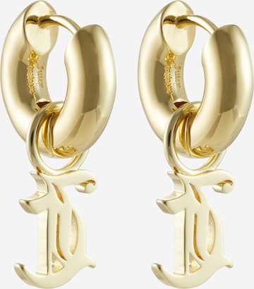 Boucles d'oreilles Juicy Couture en or : devant