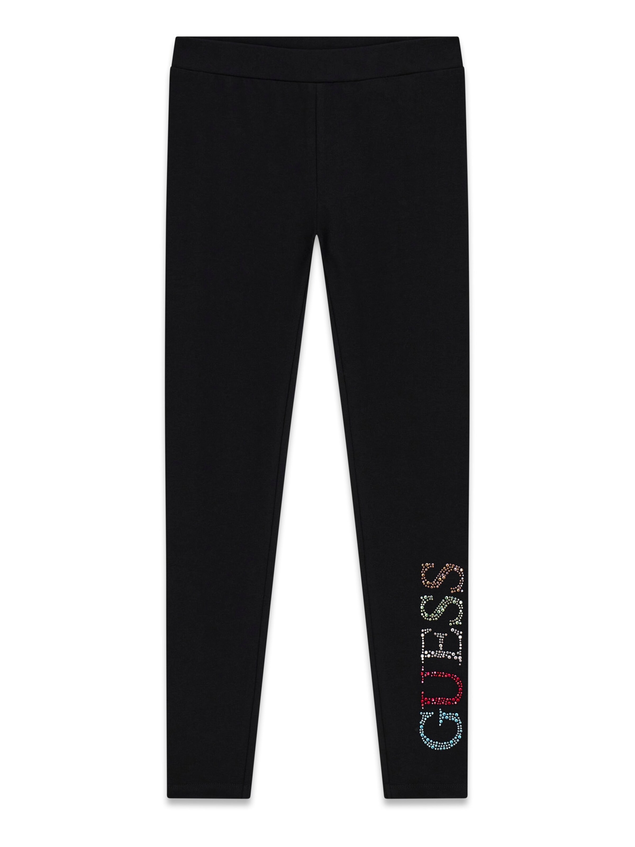 GUESS - Skinny Leggings en negro: frente