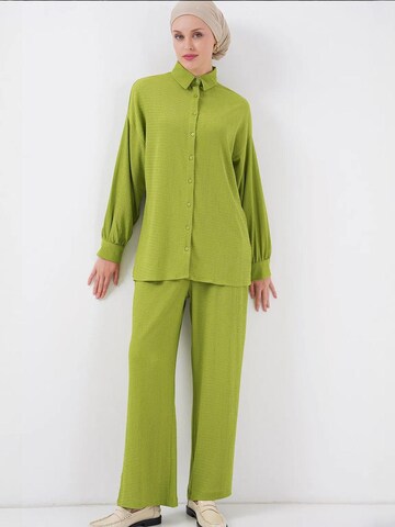 Bigdart - Calças de fato em verde: frente