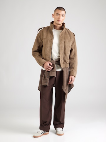 Abercrombie & Fitch Μπλουζάκι 'CLASSIC ESSENTIAL' σε καφέ