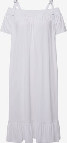 Robe Ulla Popken en blanc : devant