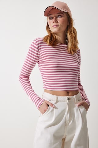 T-shirt Happiness İstanbul en rose : devant