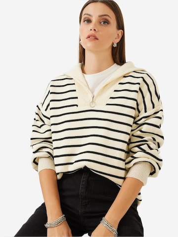 Bianco Lucci Kampsun 'Pullover', värv beež