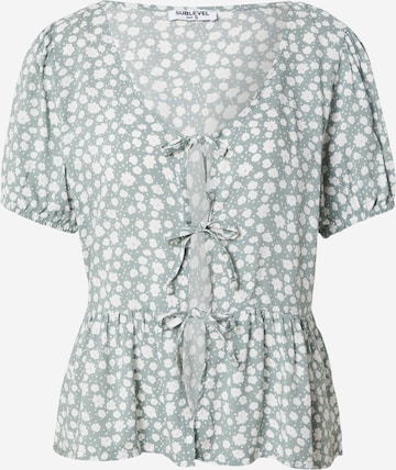 Sublevel - Blusa en verde: frente