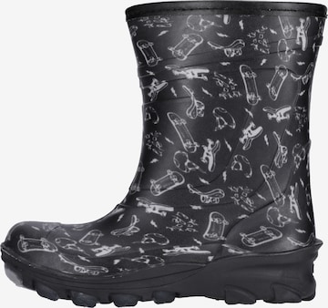 ZigZag Rubber Boots 'Cenerki' in Black