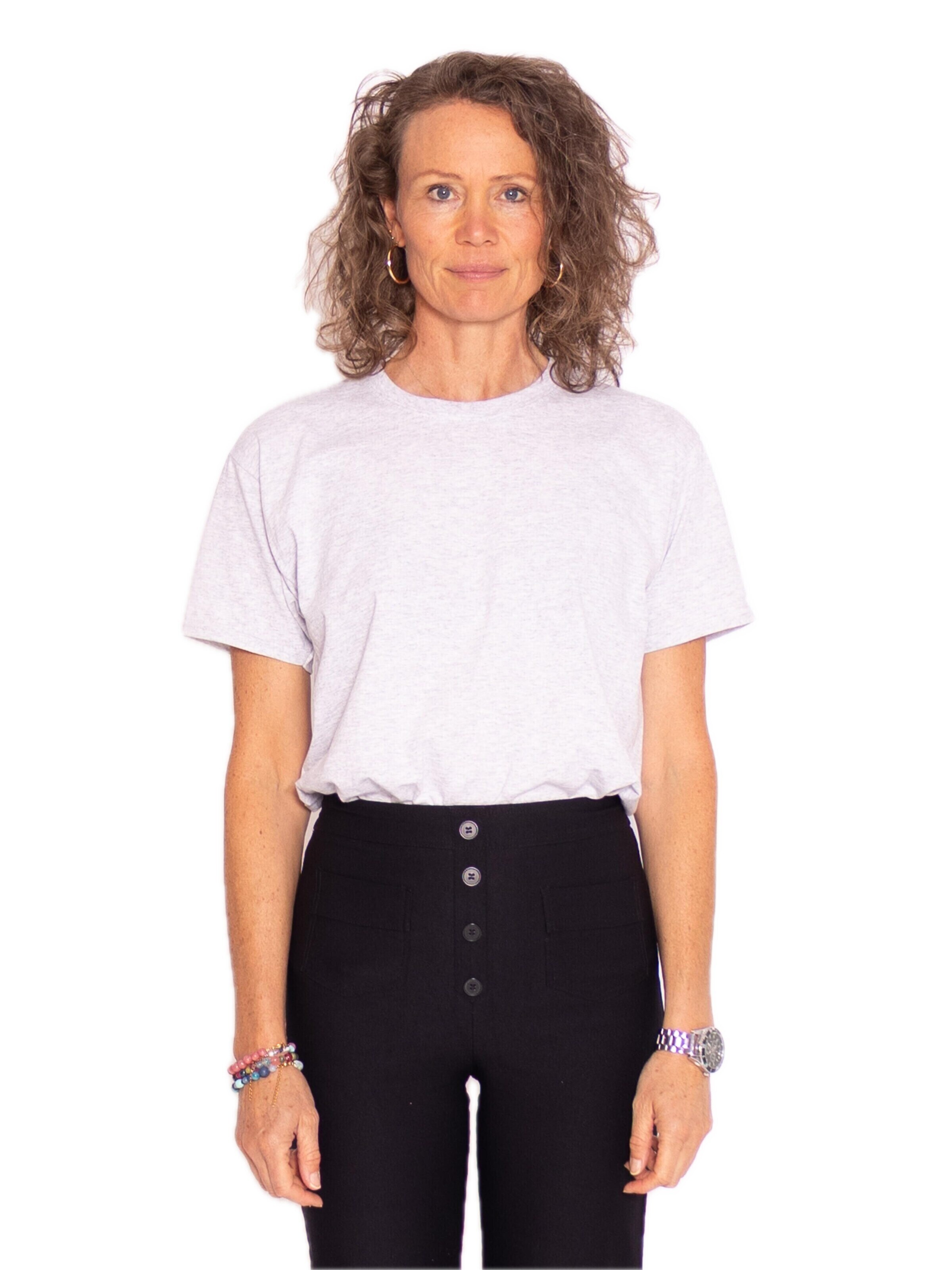 FRUIT OF THE LOOM Shirt 'T-shirt 3-pack' in Grey