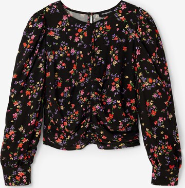 Desigual Blouse 'PETER' in Zwart: voorkant