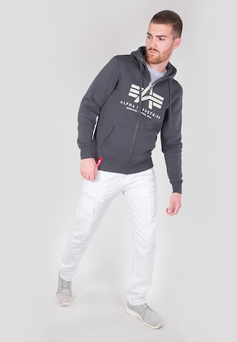 ALPHA INDUSTRIES Mikina – šedá