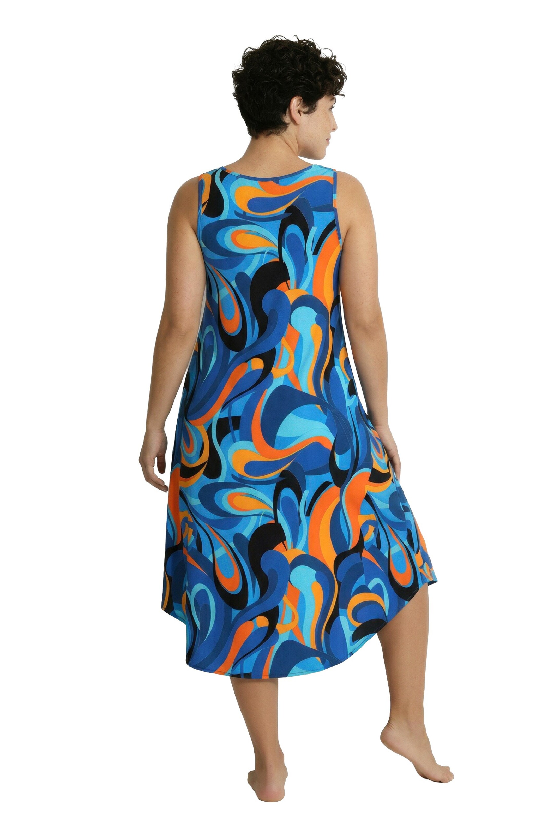 Ulla Popken Jurk in Blauw