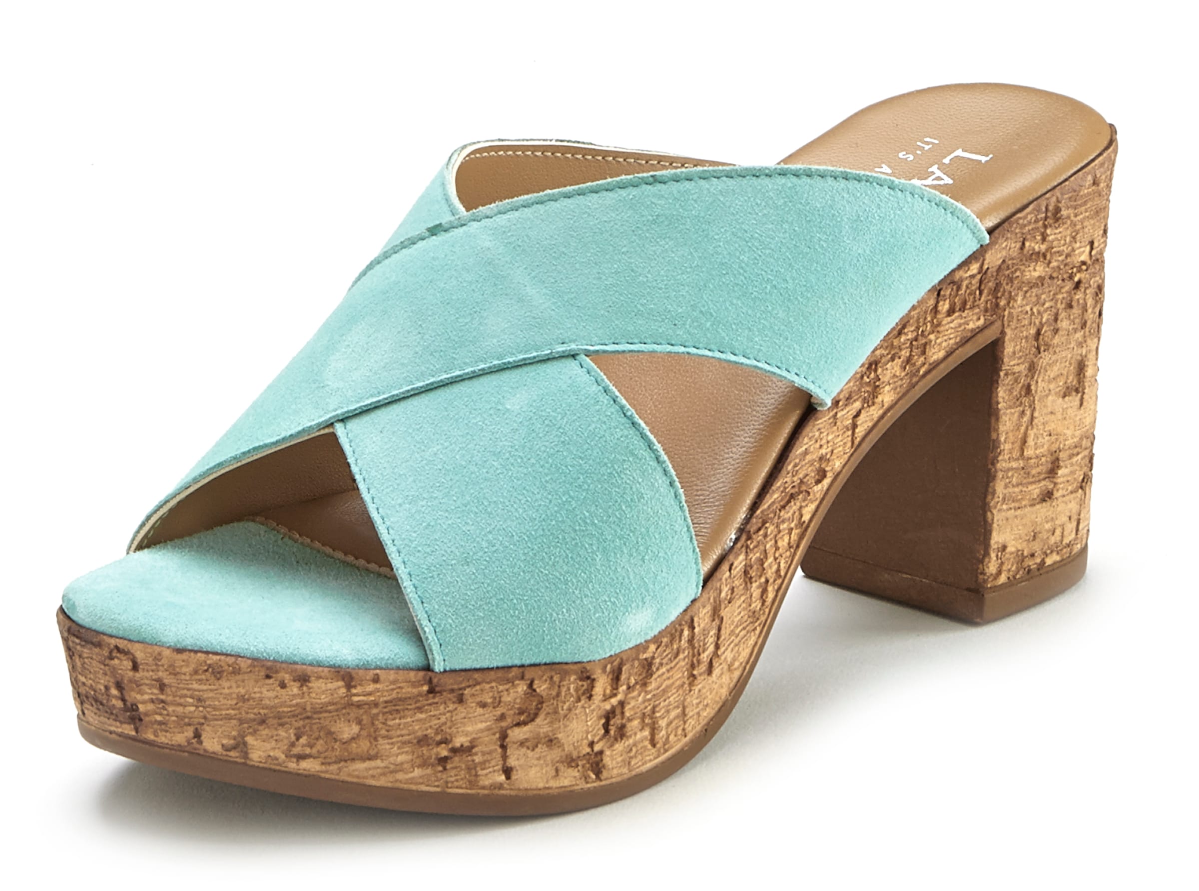 Frauen Sandalen LASCANA Pantolette in Blau - LI57376 Frauen Sandalen LASCANA Pantolette in Blau - LI57376