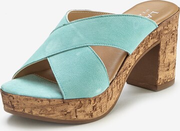 LASCANA Mules in Blue: front