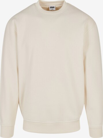 Sweat-shirt Urban Classics en beige : devant