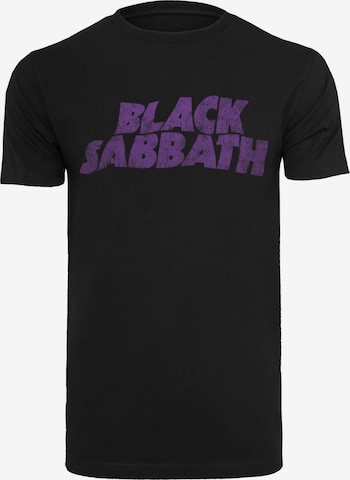 F4NT4STIC Shirt 'Black Sabbath' in Zwart: voorkant