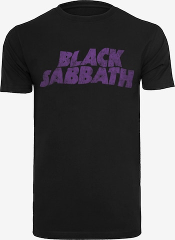 T-Shirt 'Black Sabbath' F4NT4STIC en noir : devant