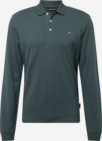 Tricou 'EALIS' de la NAPAPIJRI pe verde: față