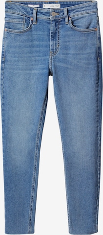 Skinny Jean 'Isa' MANGO en bleu : devant