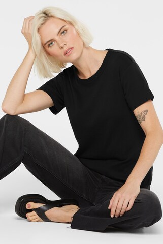 SENSES.THE LABEL T-Shirt in Schwarz: Vorderseite