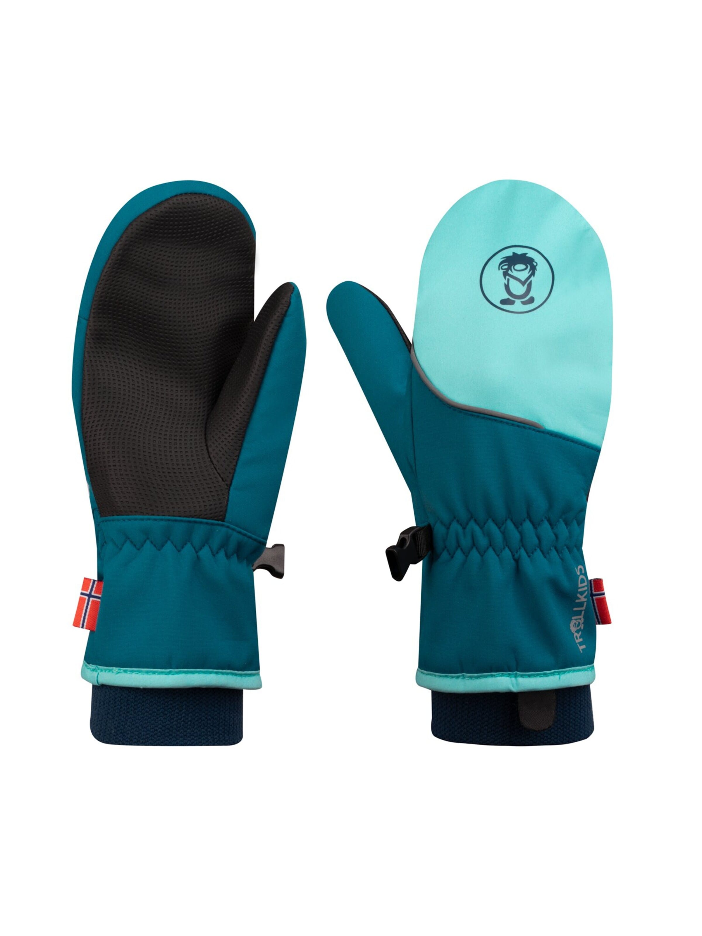 TROLLKIDS Gloves in Blue: front