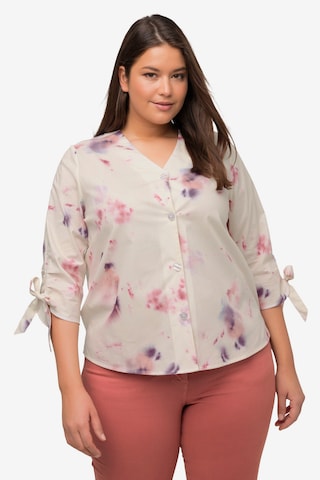 Ulla Popken Blouse in Beige: voorkant