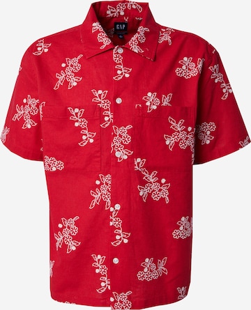 Chemise GAP en rouge : devant
