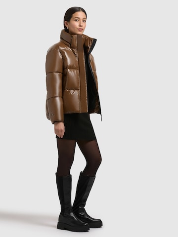 khujo Winterjacke 'DEVINA2' in Braun