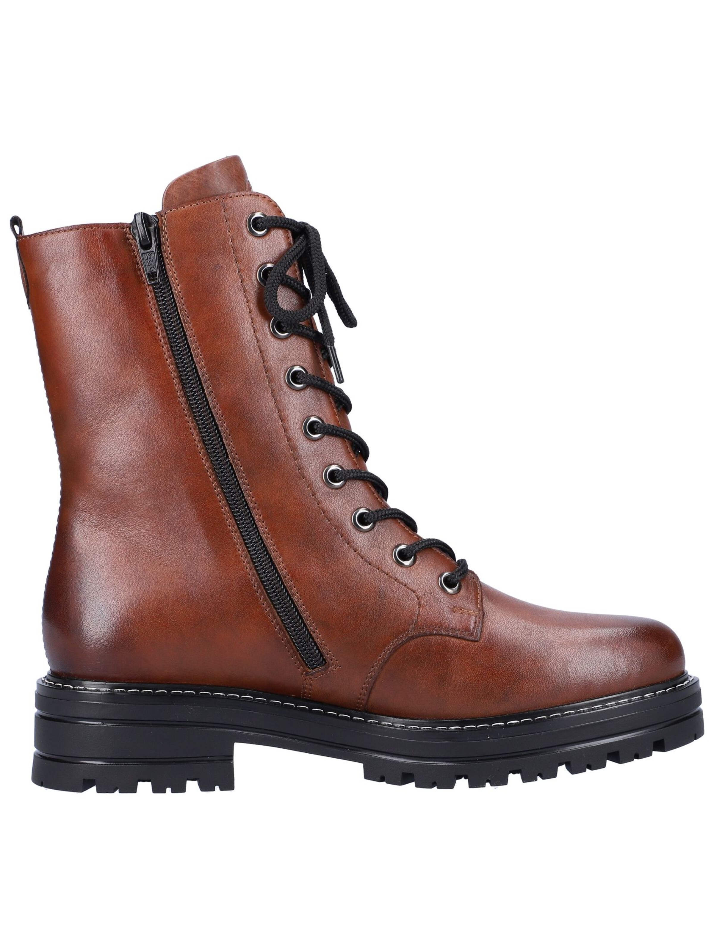 REMONTE Lace-Up Ankle Boots in Brown