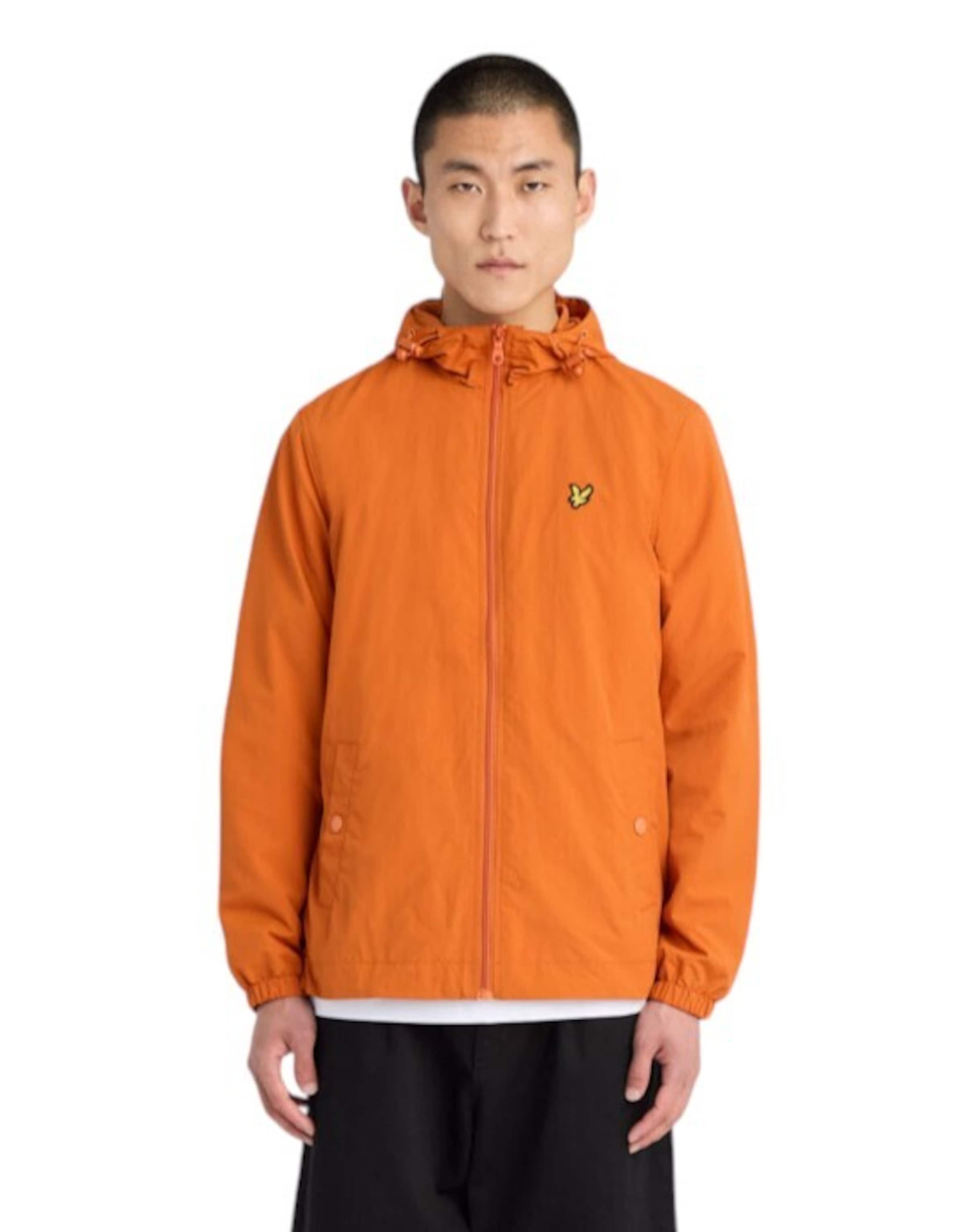 Lyle & Scott Winterjas in Oranje: voorkant