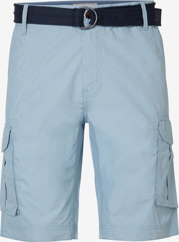 Petrol Industries Cargo Pants in Blue: front