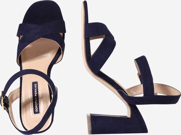 Dorothy Perkins Páskové sandály 'Selena' – modrá