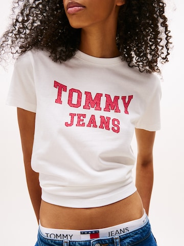 Tricou 'VARSITY' de la Tommy Jeans pe alb