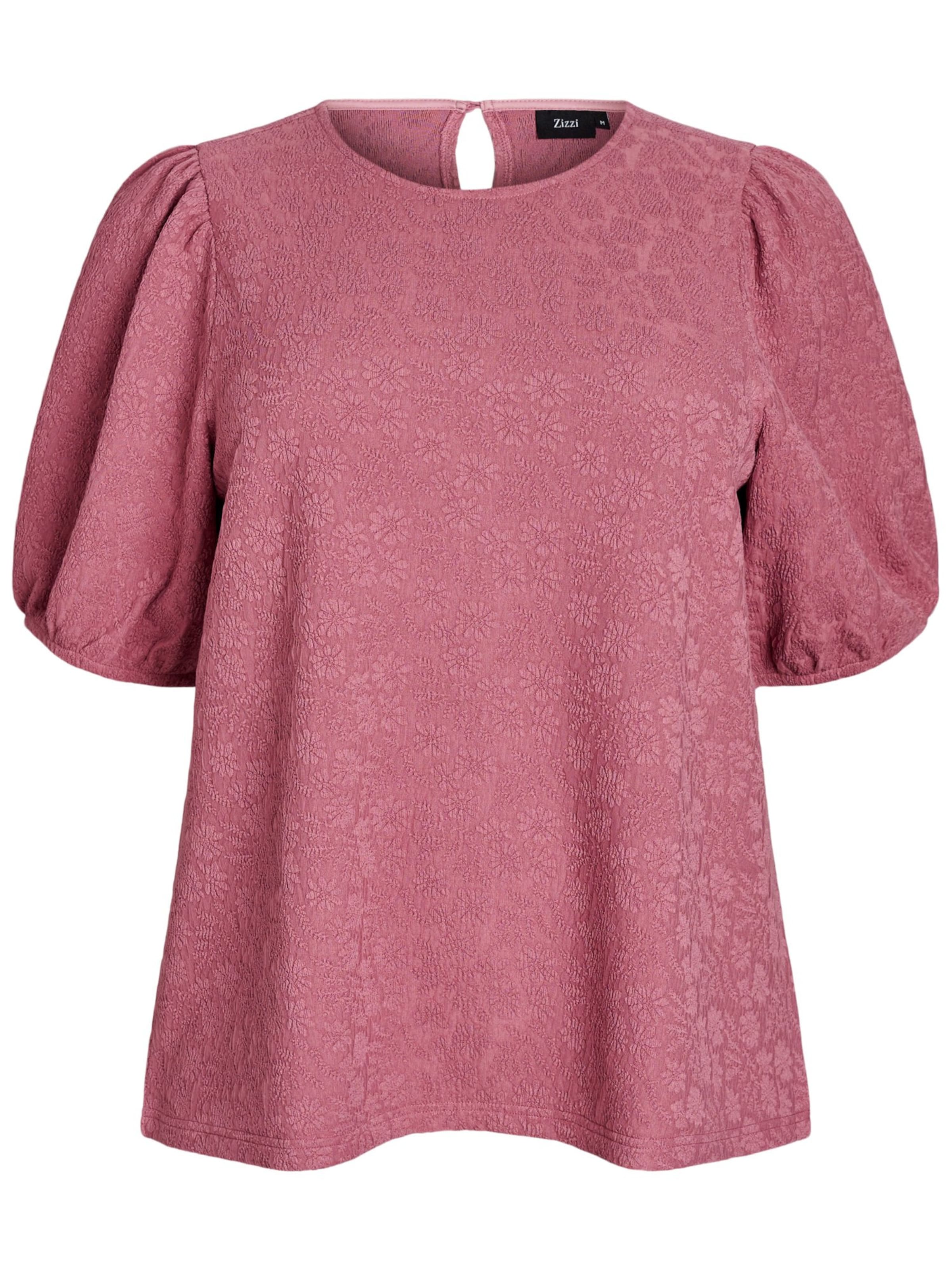 Zizzi Bluse 'CAMINA' in Pink: Vorderseite