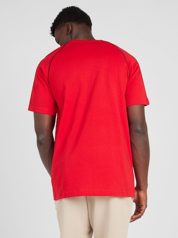 T-Shirt 'SST' ADIDAS ORIGINALS en rouge