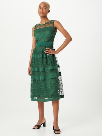 SWING Koktejlové šaty – zelená: přední strana