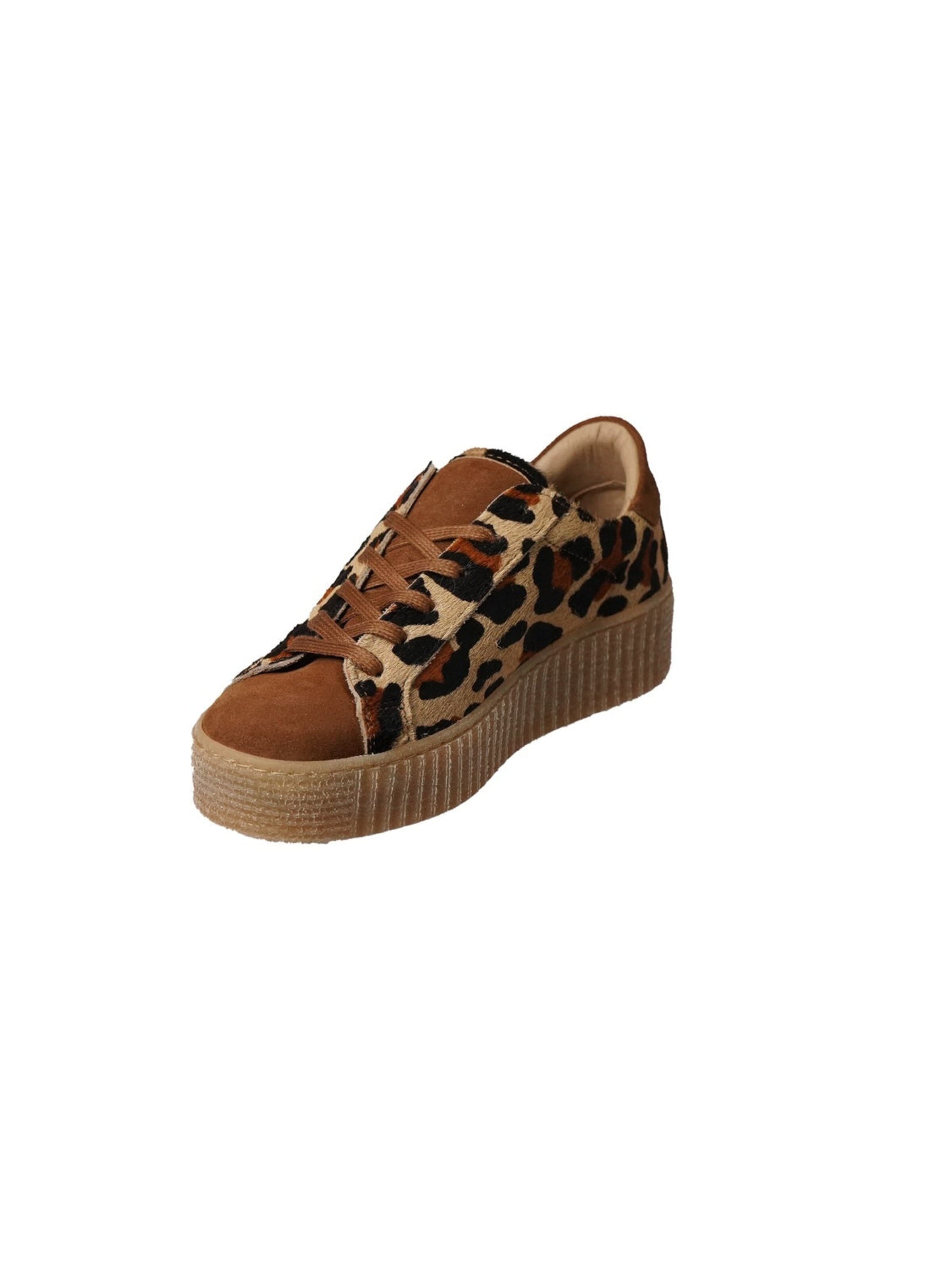 Yoxeone - Zapatillas deportivas bajas 'Feline' en marrón
