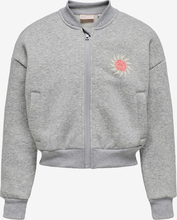 ONLY GIRLS T- Shirt 'Lovely' in Grau: Vorderseite