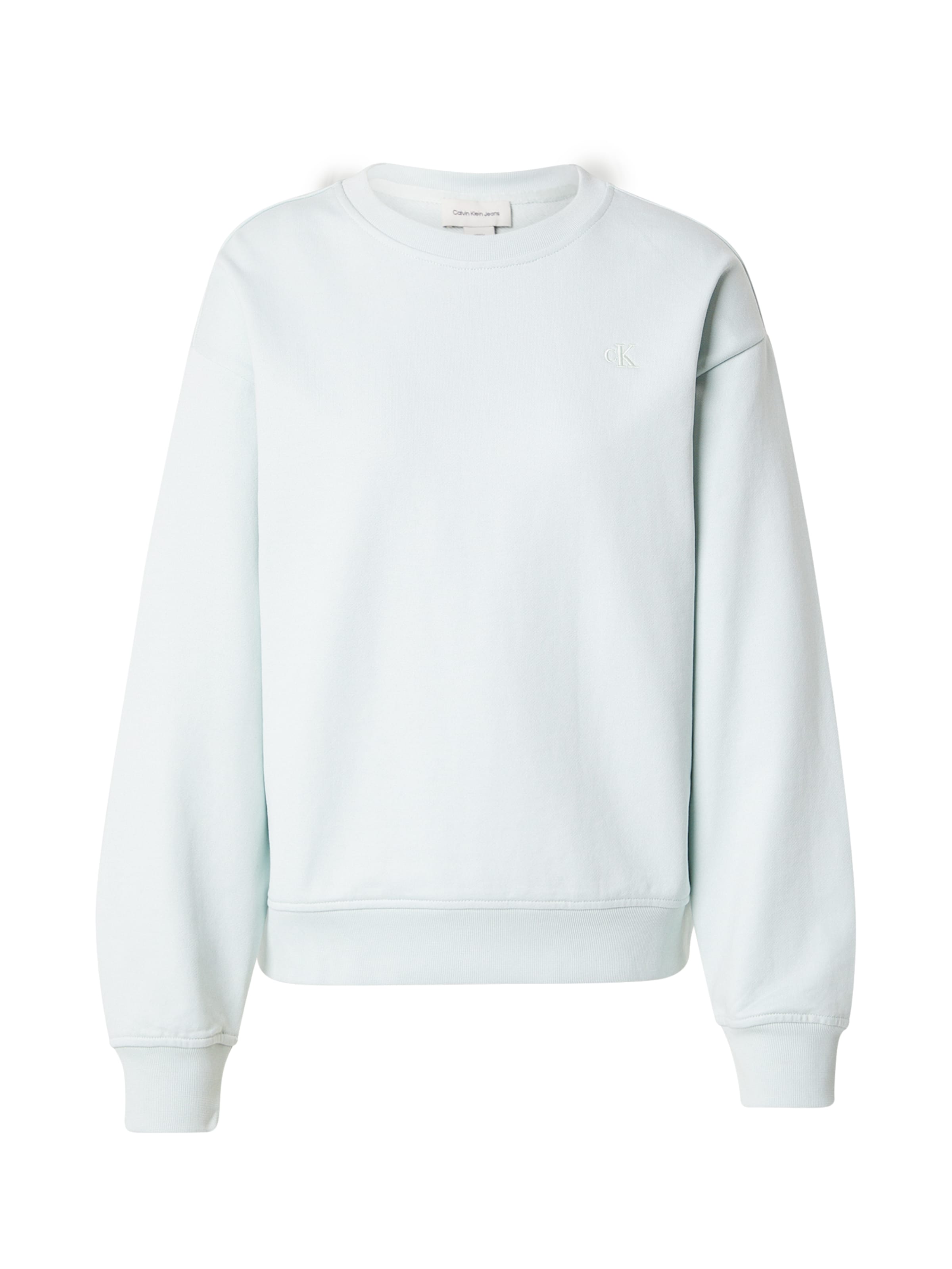 Calvin Klein Jeans Sweatshirt 'ARCHIVE' i grøn: forside