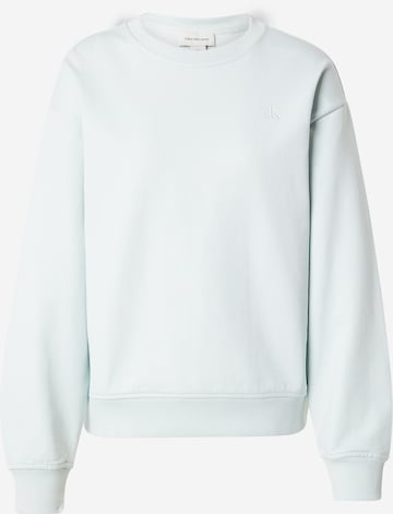 Calvin Klein Jeans Sweatshirt 'ARCHIVE' i grøn: forside