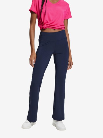 ESPRIT Skinny Sportbroek in Blauw