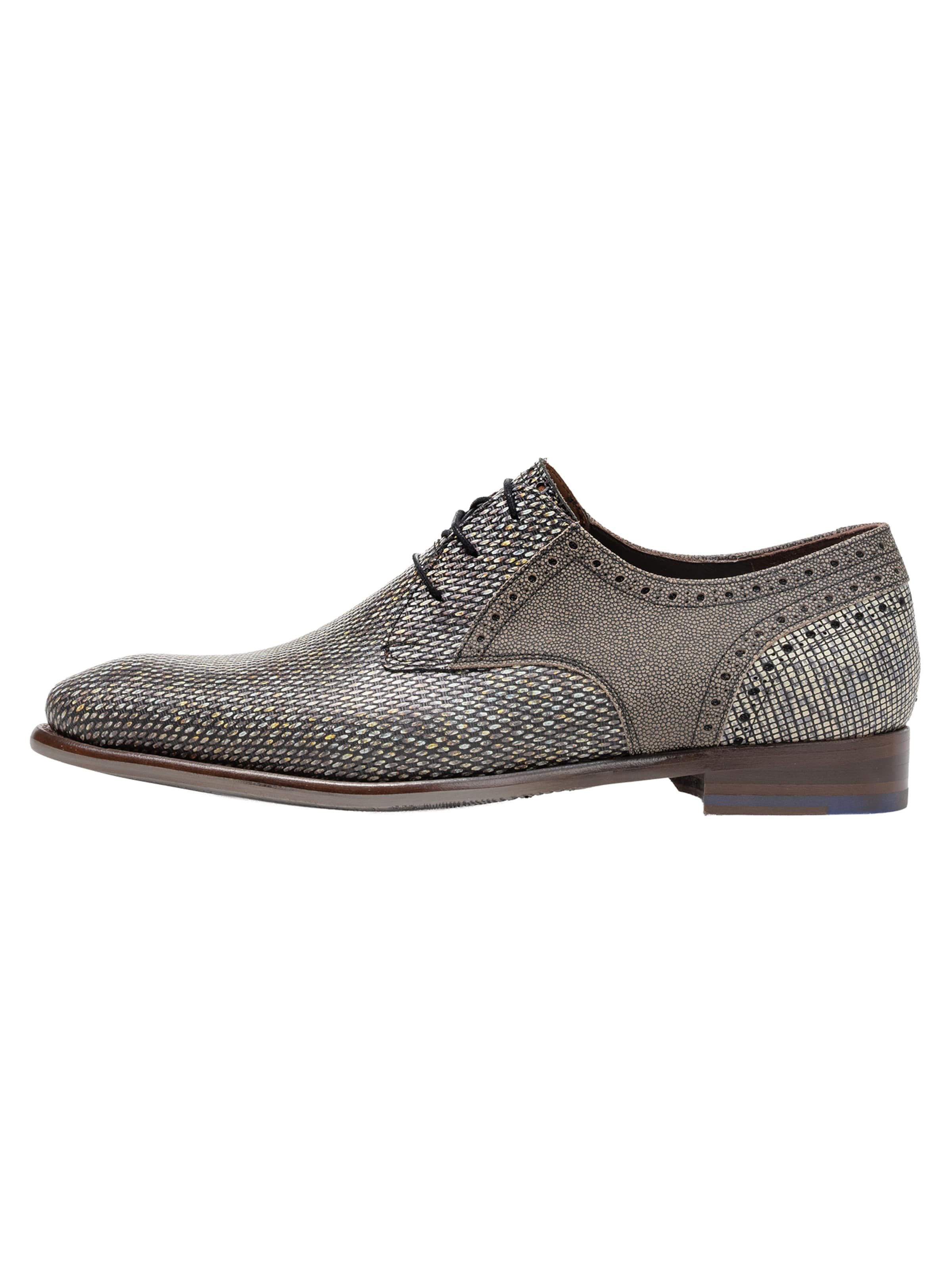 Scarpa stringata 'De Stapper 39' di Floris van Bommel in grigio: frontale