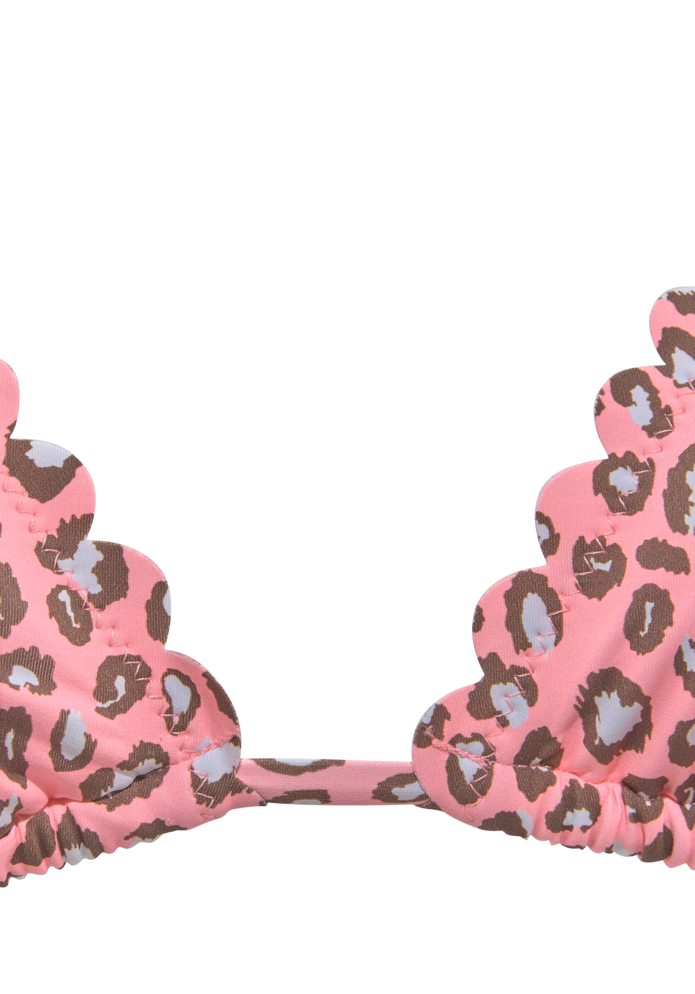 LASCANA Trójkąt Góra bikini w kolorze różowy