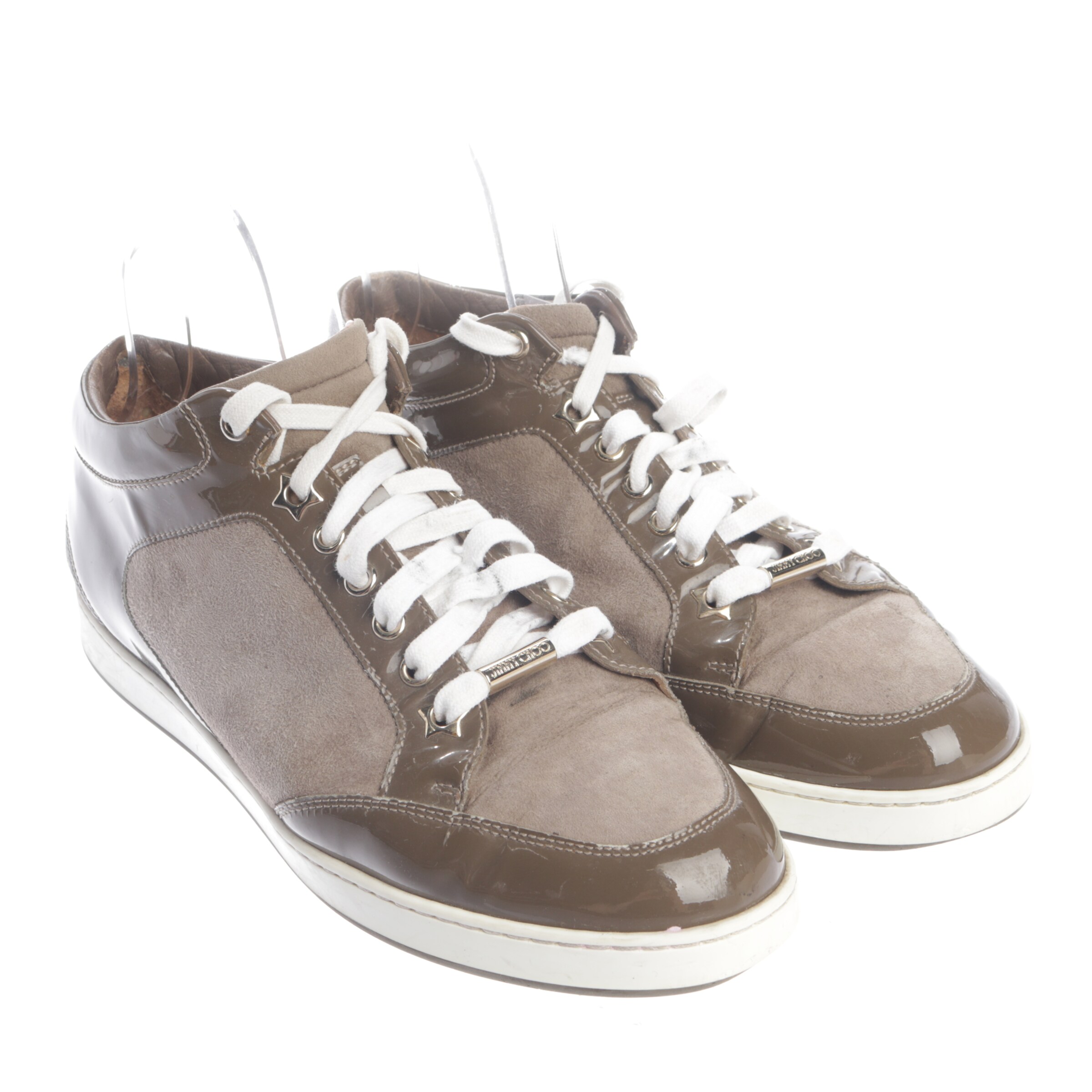 JIMMY CHOO Turnschuhe / Sneaker 38,5 in Braun: Vorderseite