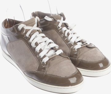 JIMMY CHOO Turnschuhe / Sneaker 38,5 in Braun: Vorderseite