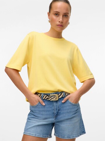 VERO MODA Trui 'VMSilje' in Geel