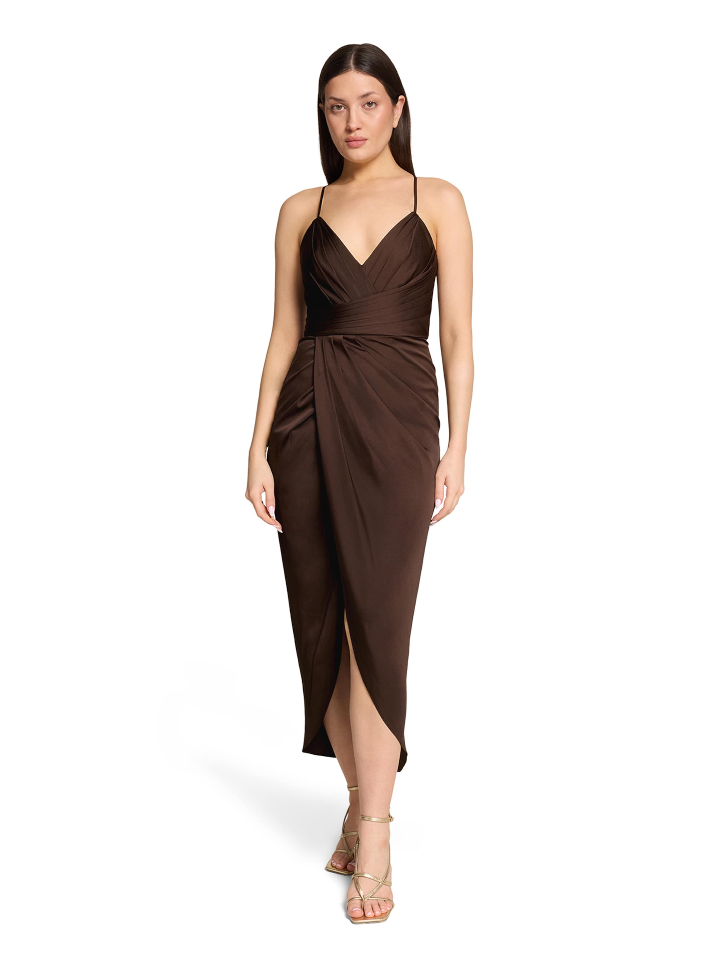 Robe de soirée Vera Mont en vert